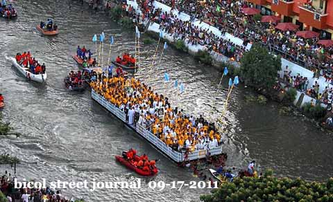 Modern day fluvial, the Pagoda is more bouyant, life guards on hand with safety and well-being of devotees and guests in good hands.