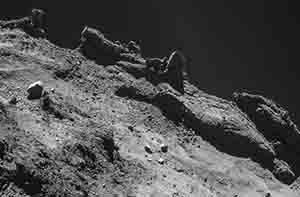 Rosetta to harpoon Philae lander on a comet