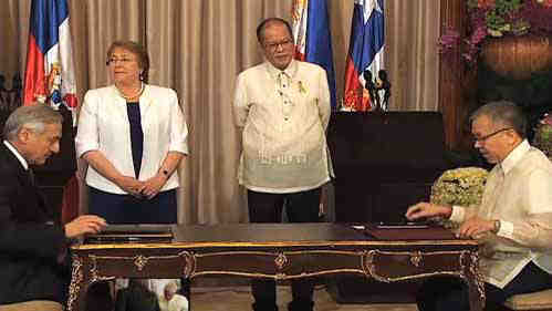 PH, Chile signs agreement on disaster risk reduction management