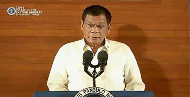 Watch: The Second State of the Nation Address of President Duterte