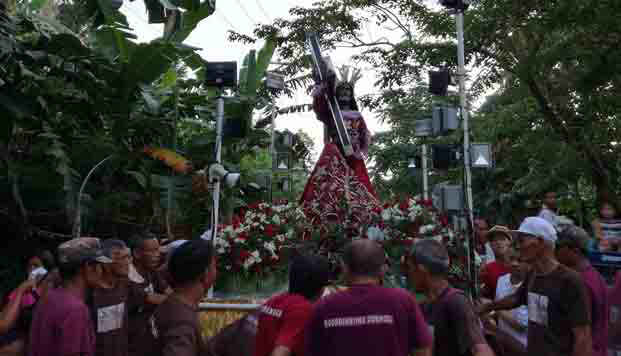 Visit of pilgrim image of Quiapo Black Nazarene in Calabanga parishes ends after six days