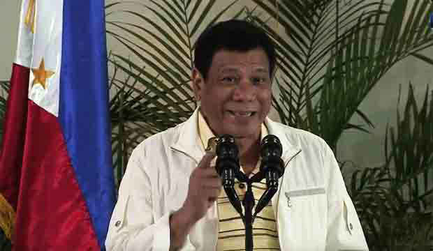 President Duterte has a mouthfull of answers when asked about drug-related extra-judicial killings