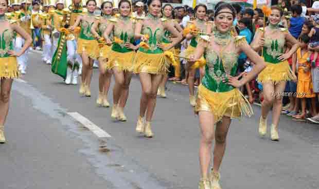Boys, Girls Scouts parade and inter-school drum xylophone majorettes competition in Naga City