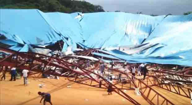 Rescue team recover dozens of casualties in Nigeria church building collapse