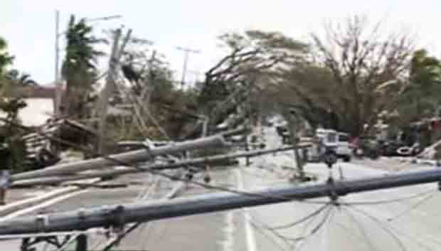 These are the 12 transmission lines which sustain damages from typhoon Nina