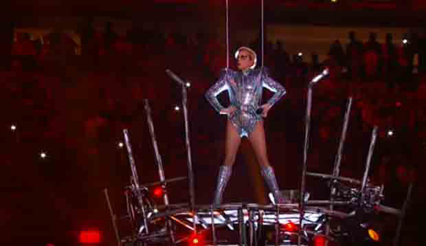 Rewatch: Lady Gaga’s Exhuberant Super Bowl halftime show