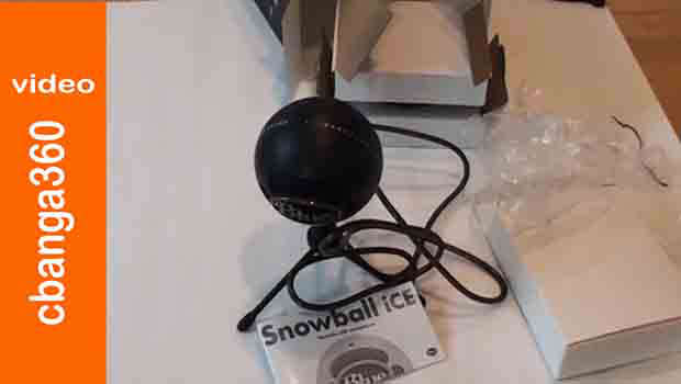 Watch: Unboxing black Snowball Ice Usb Mic from Blue Microphones