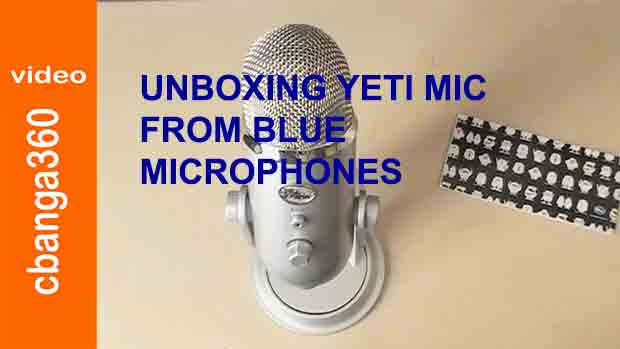 Watch unboxing Yeti usb mic from Blue Microphones