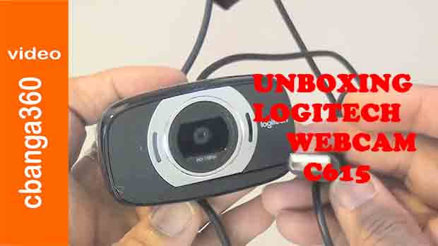 Watch unboxing of new Logitech webcam c615
