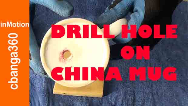 Watch How to Bore Hole on China Ceramic Mug