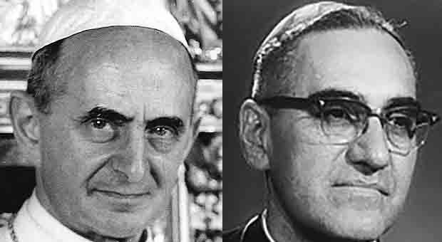 Pope Francis to canonize Paul VI, Cardinal Romero today