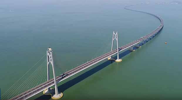 China builds world’s longest sea-crossing bridge