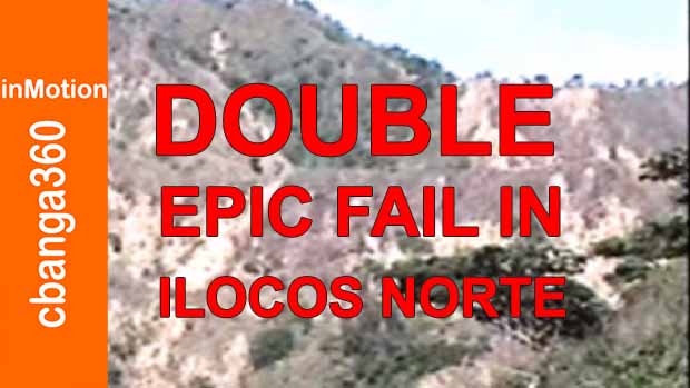Watch Double Epic Fail in Ilocos Norte