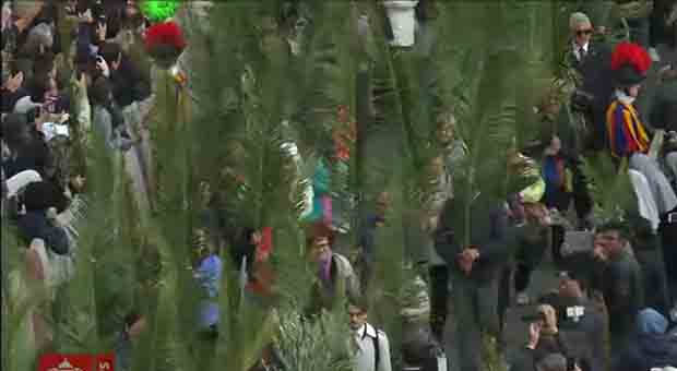 VIDEO: Pope Francis Celebrates Palm Sunday in  Vatican