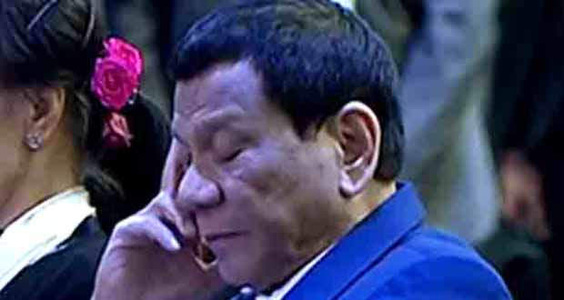 President Duterte on Power Nap