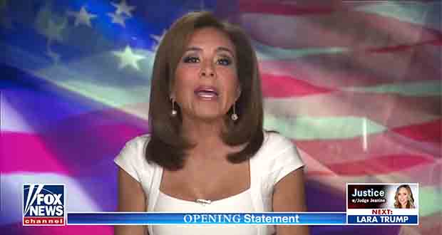 Fox’s Jeanine Pirro unloads her fiery statement for Democrats and DNC