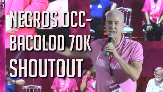Bacolod Negros Occ 70K Shoutout Leni Robredo