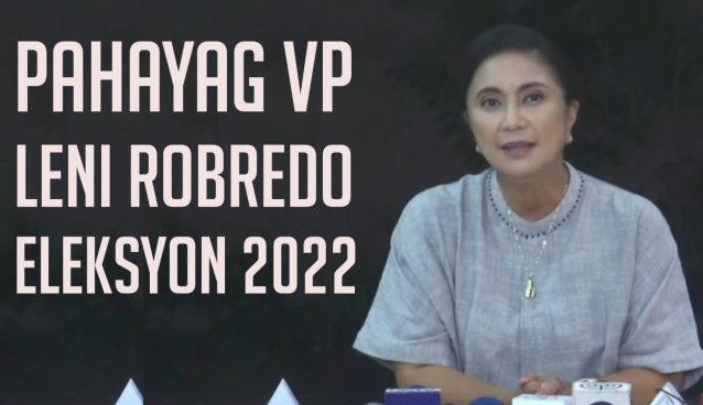 Pasasalamat ni VP Leni Robredo sa katatapos na eleksyon 2022