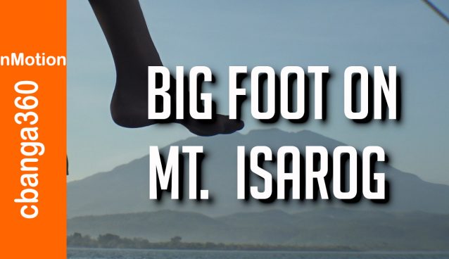 Big FOOT Hangs OVER Peak of MT. ISAROG #short